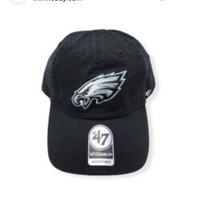 47 Brand Black Eagles Cap